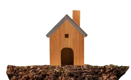 wooden toy home
